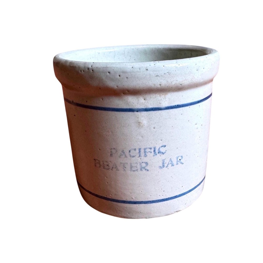 Vintage Pacific Stoneware Beater Jar — Portland, Oregon (c. 1940s)